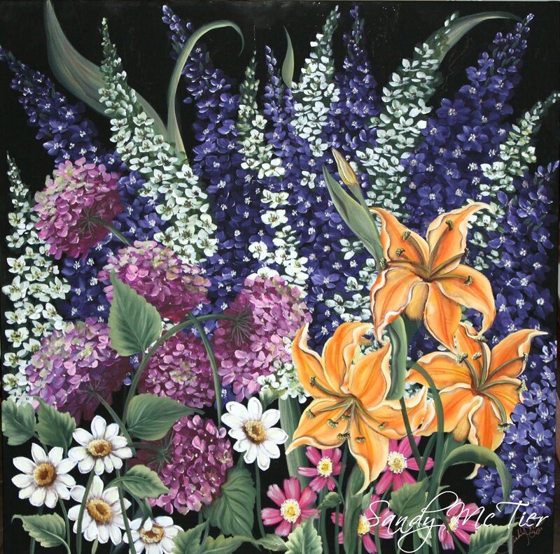 Colorful Flower Bouquet — Orange, Vibrant