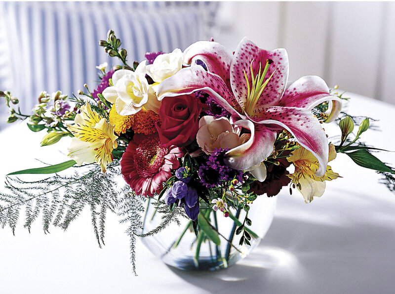 Colorful Flower Bouquet — Pink, Calm