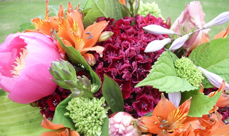 Colorful Flower Bouquet — Pink, Vibrant, Spring