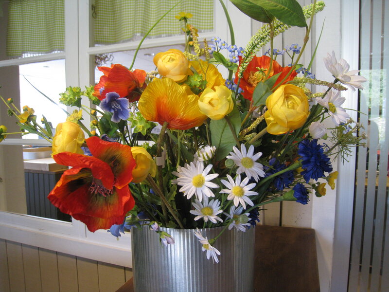 Colorful Flower Bouquet — Yellow, Bright, Afternoon, Photograph