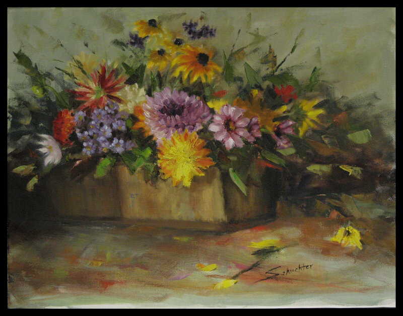 Colorful Flower Bouquet — Yellow, Calm