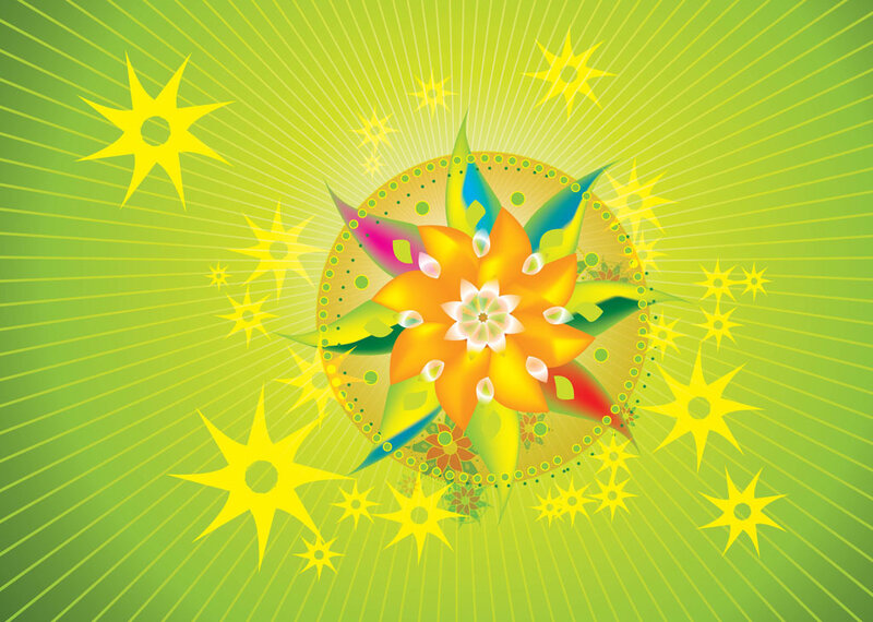 Colorful Flower Design