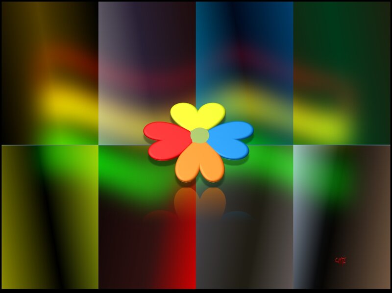Colorful Flower Icon