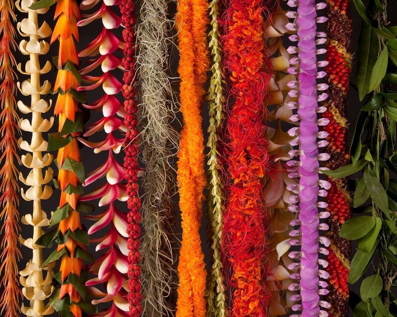 Colorful Flower Leis