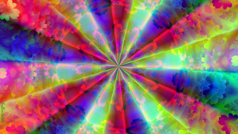 Colorful Flower Mandala — Red