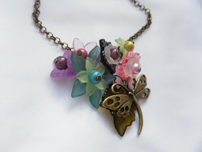 Colorful Flower Necklace