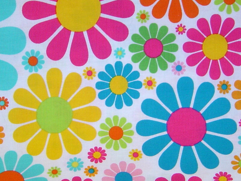 Colorful Flower Pattern — Pink, Playful, Illustration
