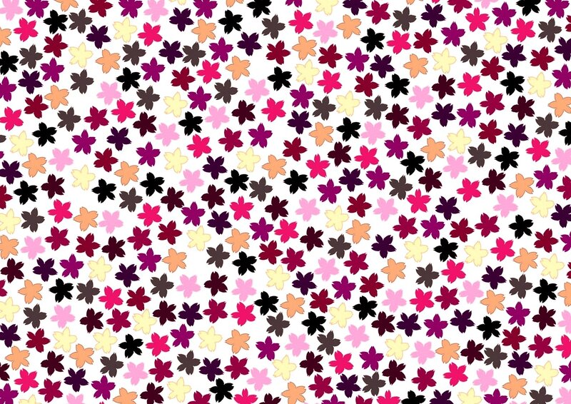 Colorful Flower Pattern — Pink, Playful