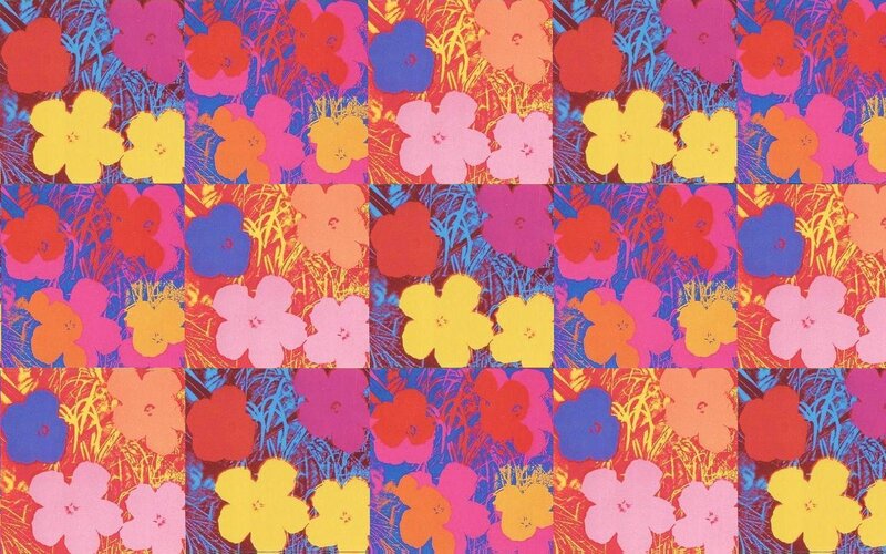 Colorful Flower Pattern — Yellow