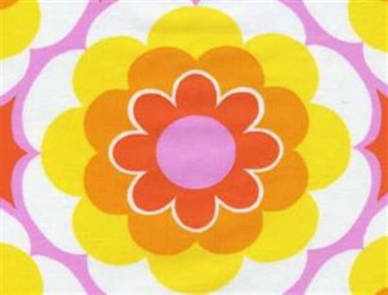 Colorful Flower Pattern — Yellow, Vibrant