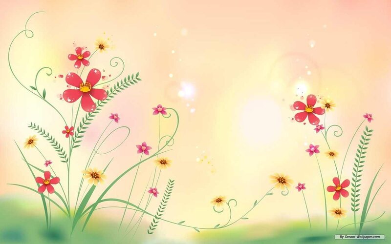 Colorful Flowers in Garden — Pink, Serene, Morning