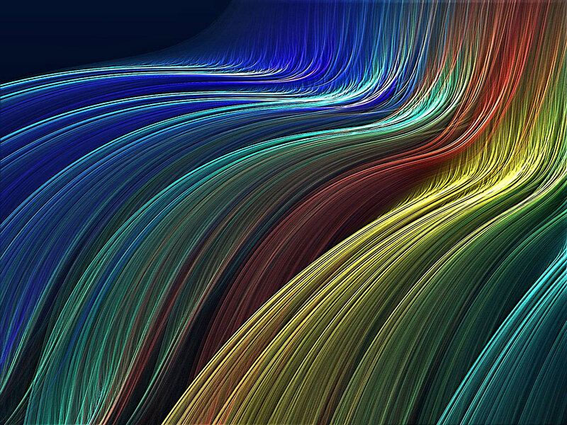Colorful Flowing Lines