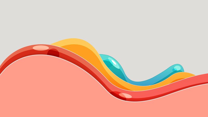 Colorful Flowing Waves
