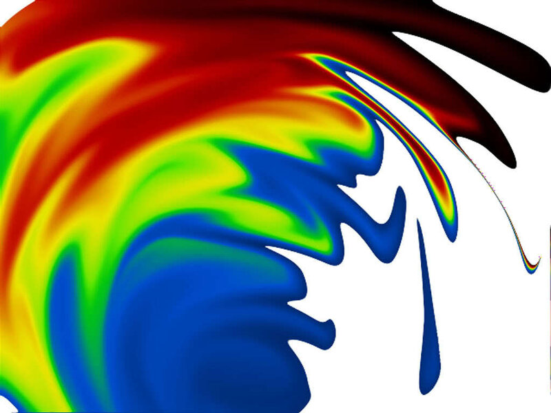 colorful fluid dynamics pattern