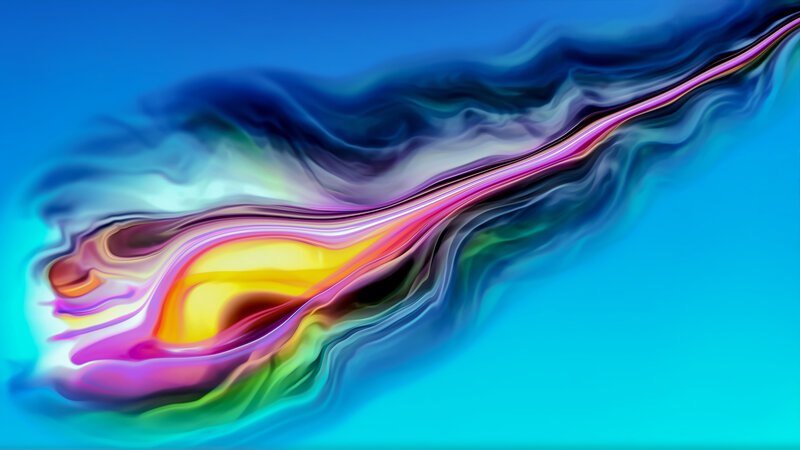 Colorful Fluid Swirl