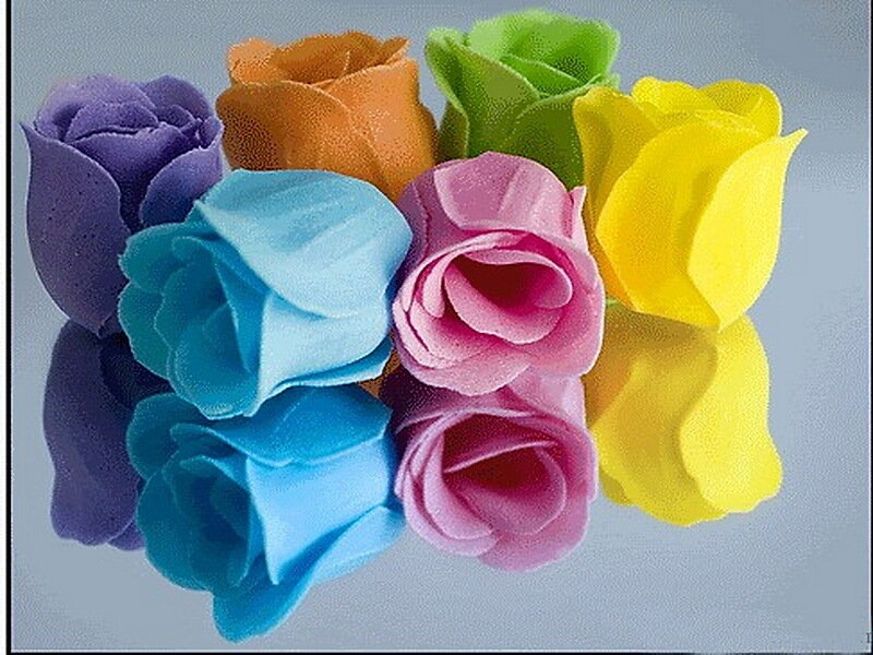Colorful Foam Roses