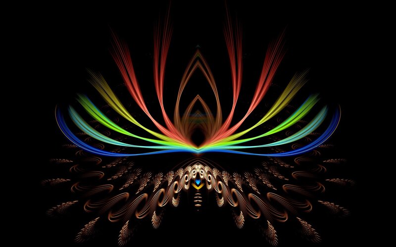 Colorful fractal abstract art