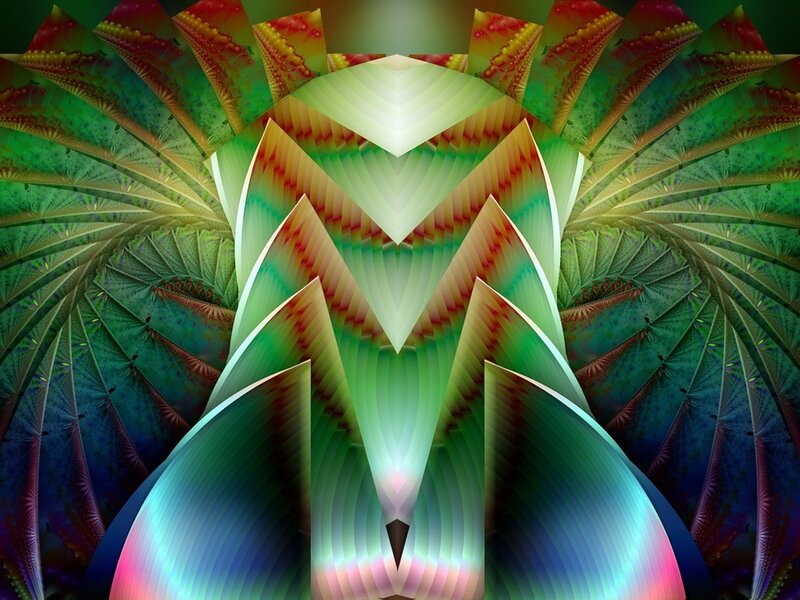 Colorful fractal abstract art