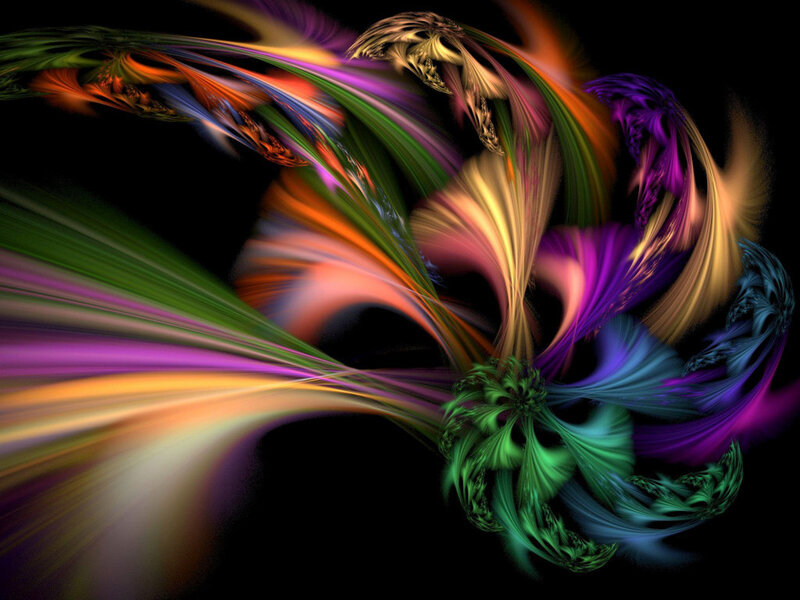 Colorful fractal abstract art