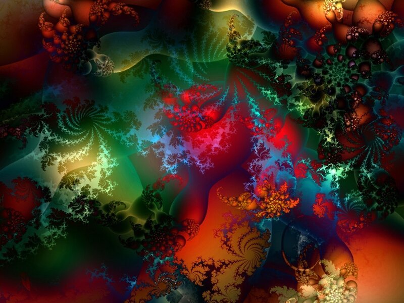 Colorful fractal abstract art