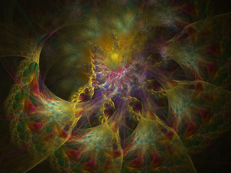 colorful fractal abstract art