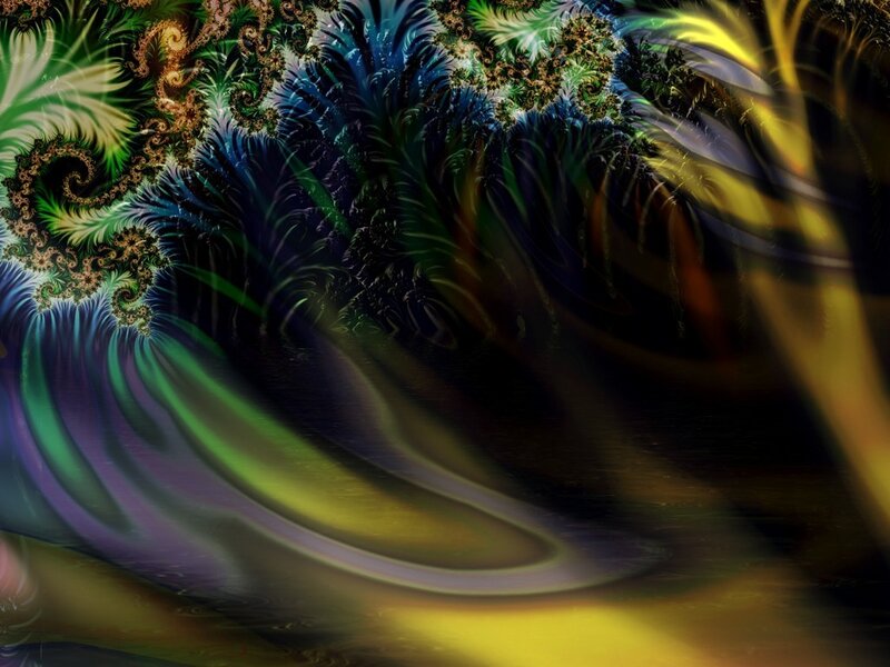 Colorful fractal abstract art