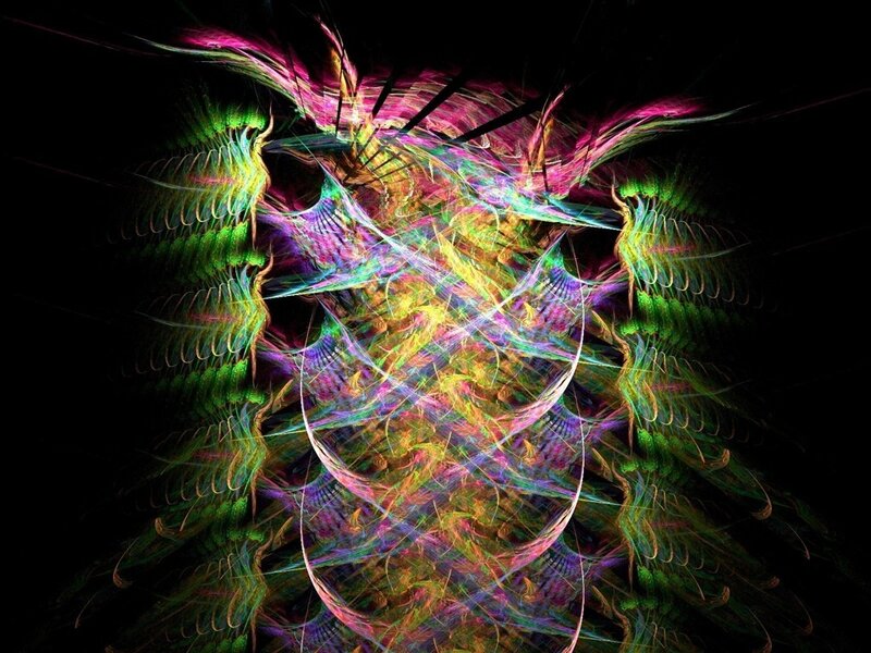 colorful fractal abstract art