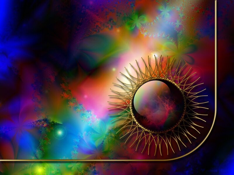 Colorful fractal abstract art