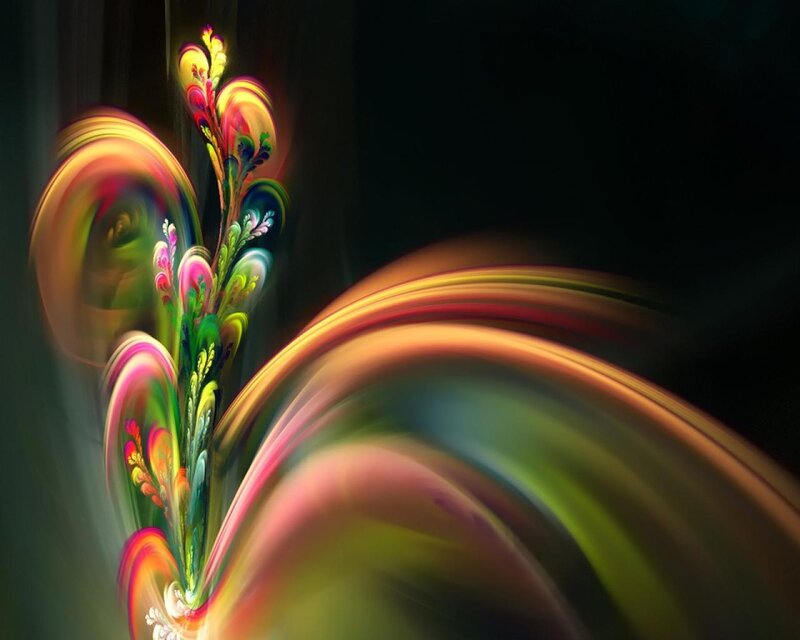 Colorful fractal abstract art