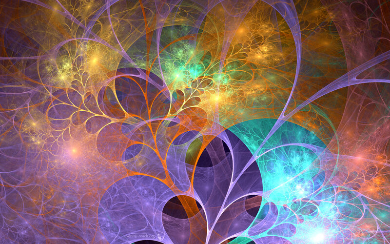 Colorful fractal abstract art
