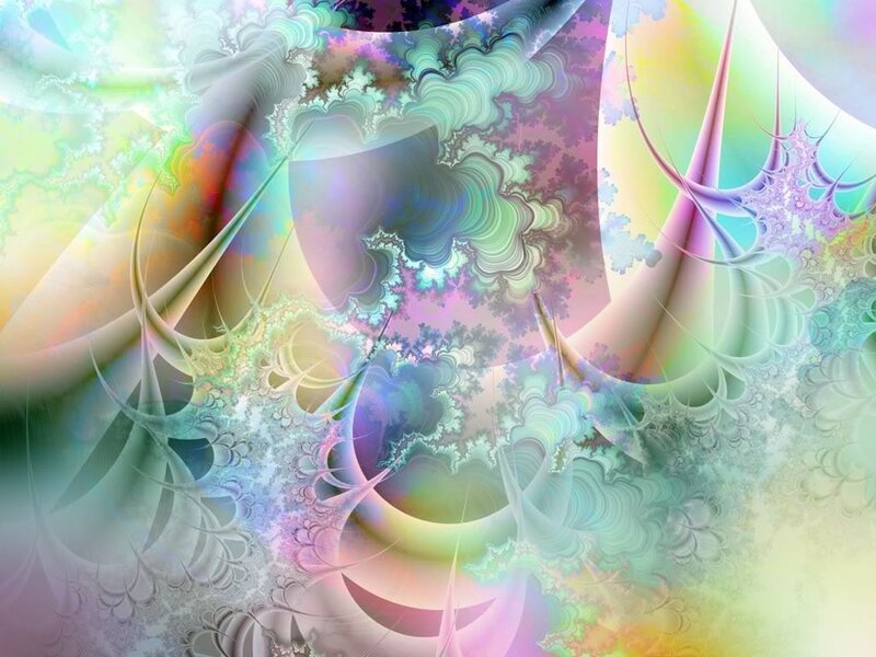 colorful fractal abstract art