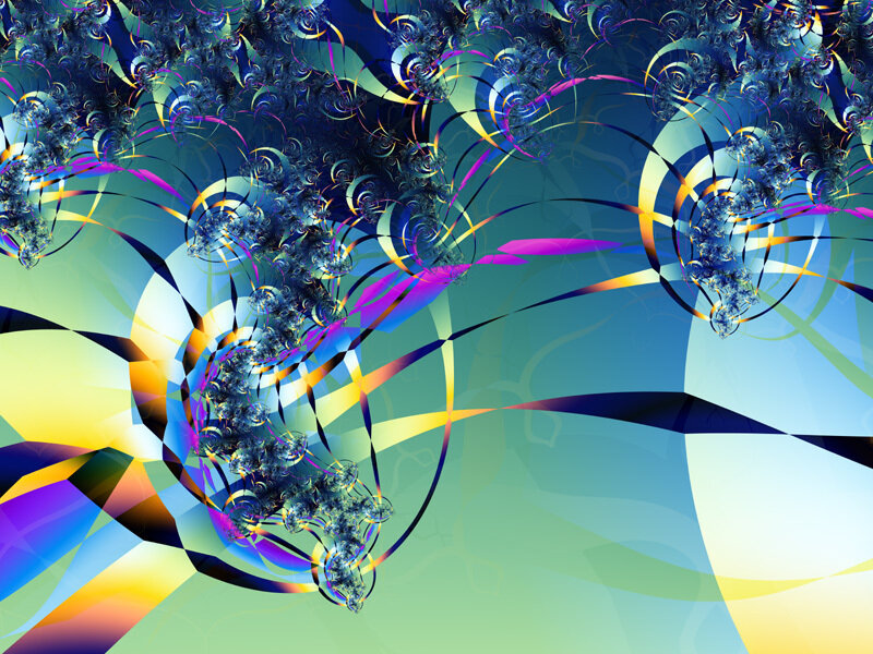 Colorful fractal abstract art