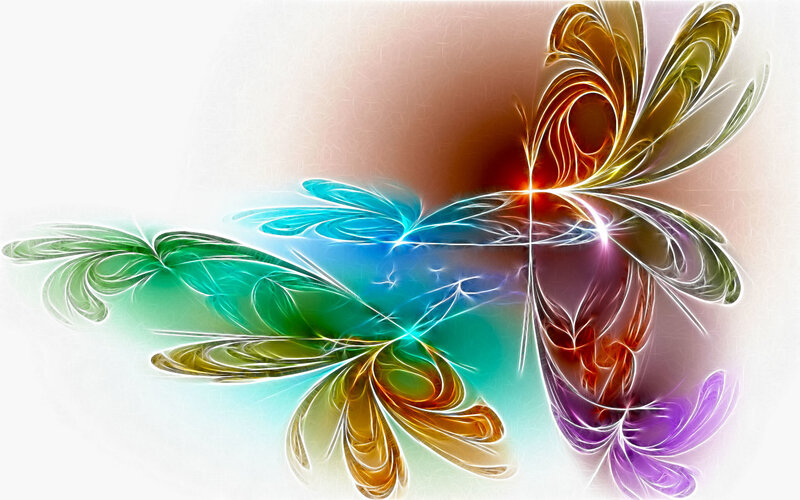 Colorful fractal abstract art