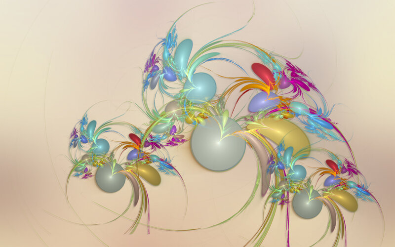 Colorful fractal abstract art