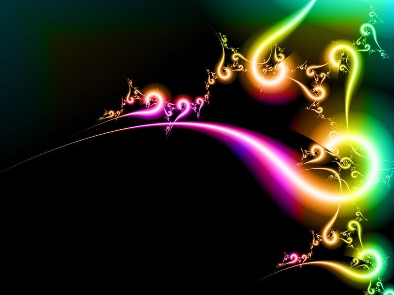 colorful fractal abstract art