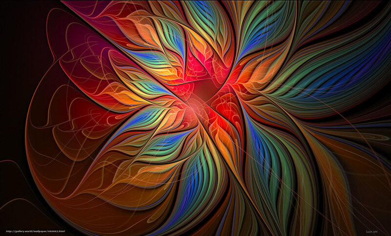 Colorful fractal abstract art