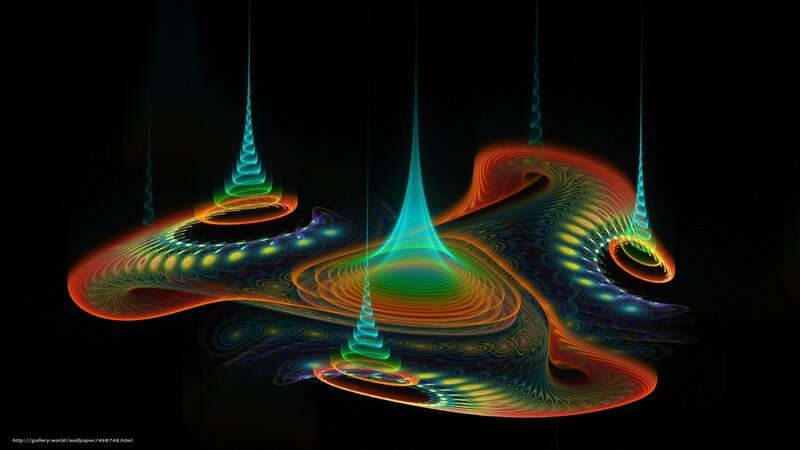 Colorful fractal abstract art