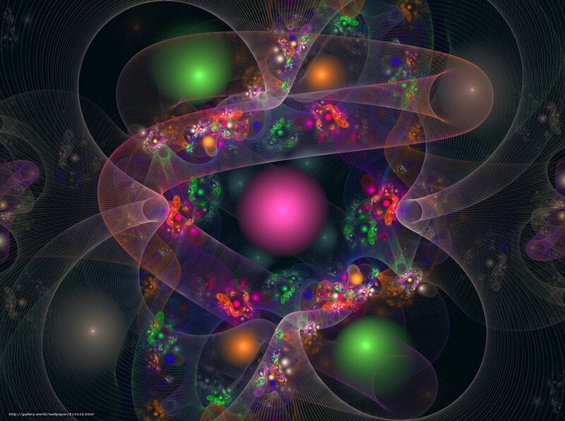 Colorful fractal abstract art