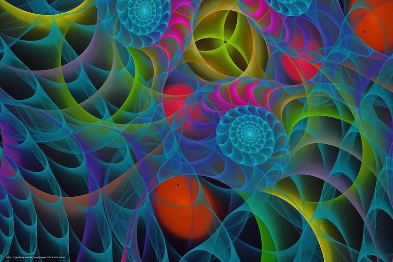 Colorful fractal abstract art
