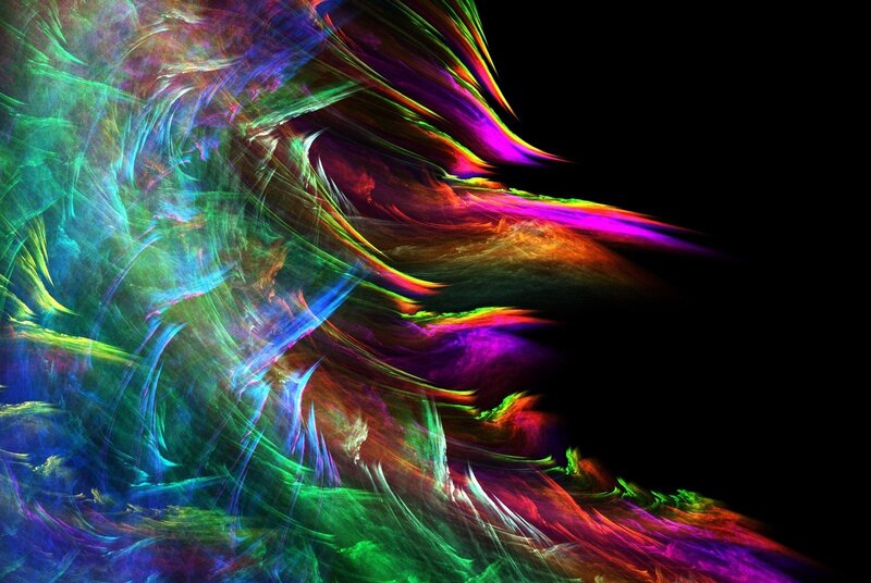 Colorful fractal abstract art