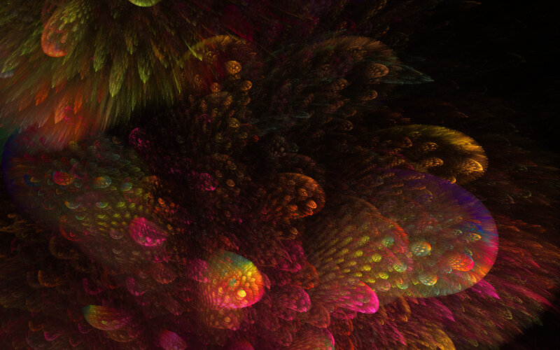 Colorful fractal abstract art