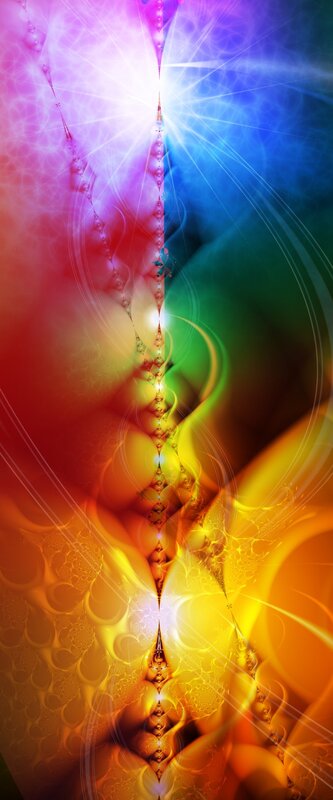 Colorful fractal abstract art