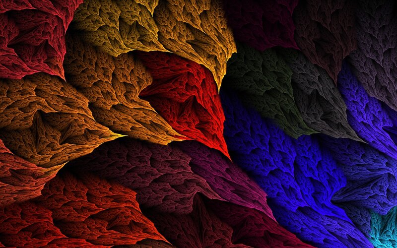 Colorful fractal abstract art