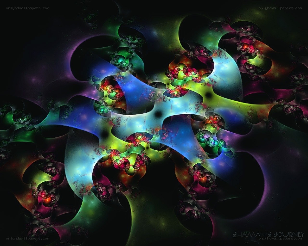 Colorful fractal abstract art
