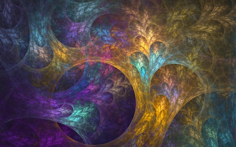 Colorful fractal abstract art