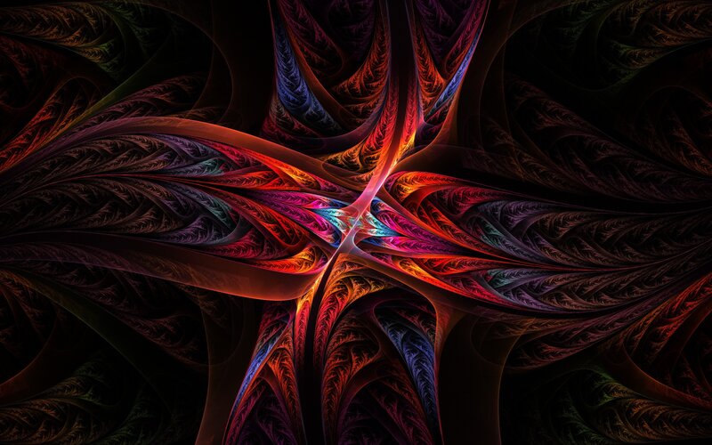 Colorful fractal abstract art