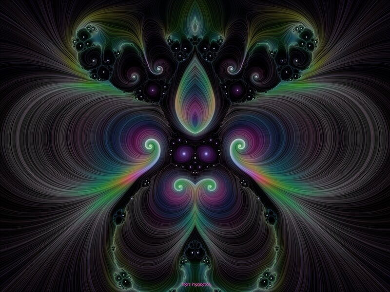 Colorful fractal abstract art