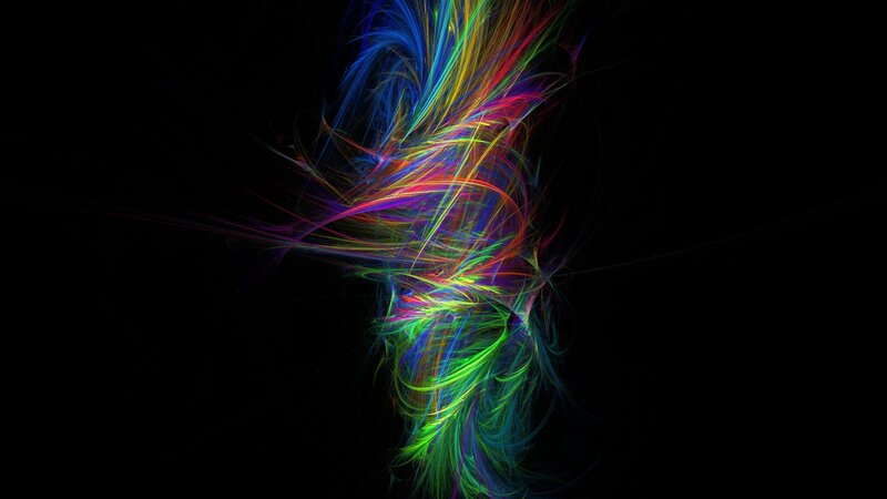 colorful fractal abstract art
