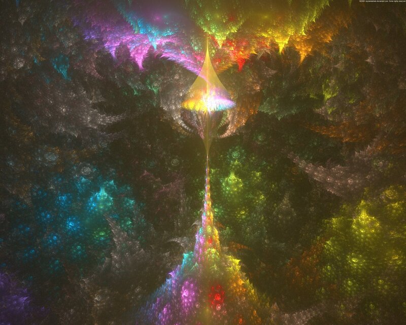 Colorful fractal abstract art