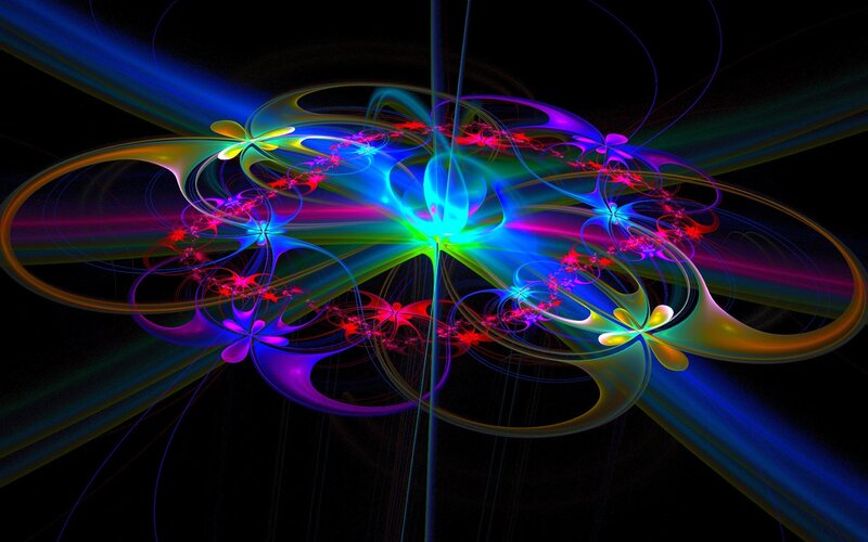 colorful fractal abstract art